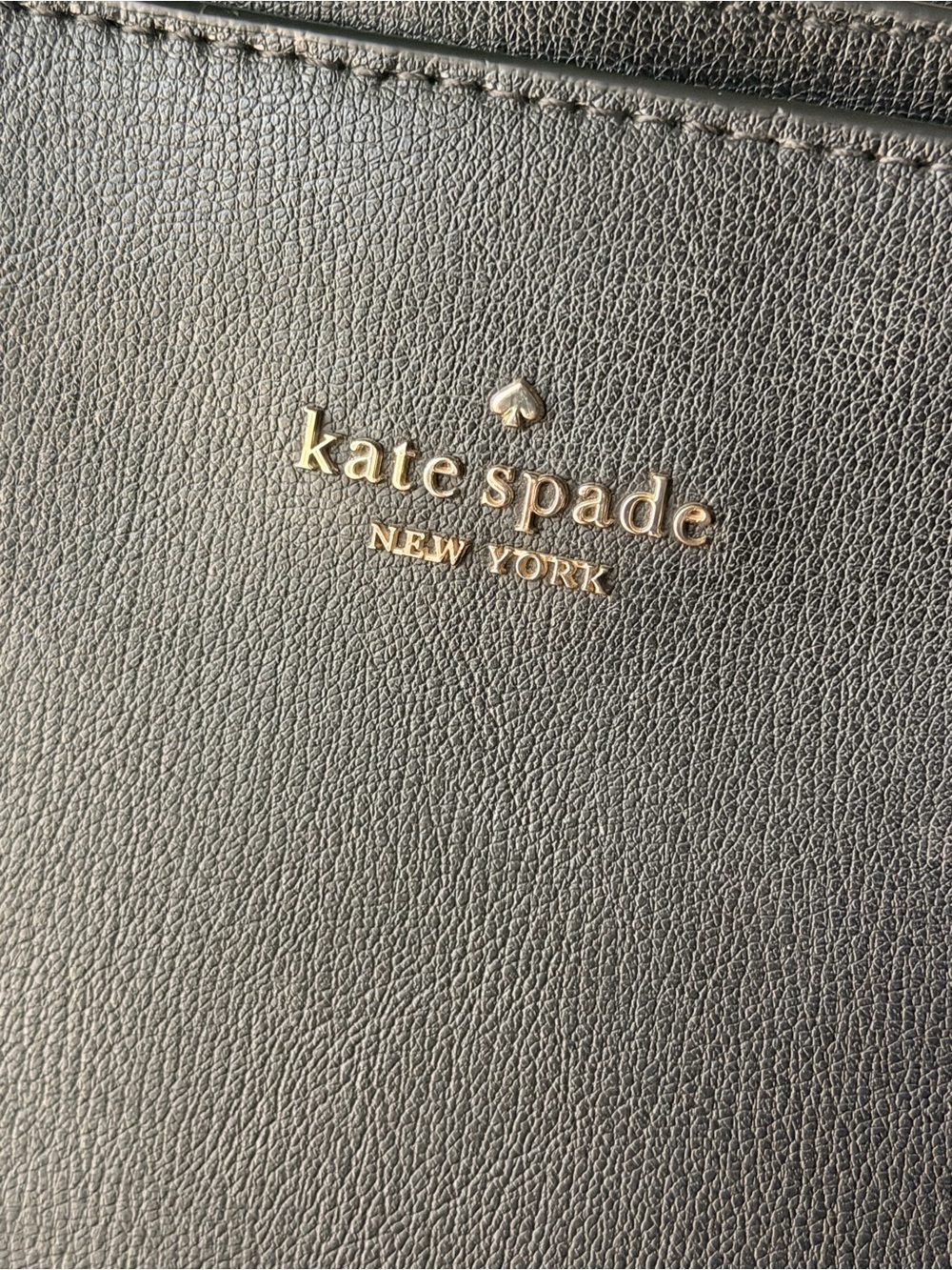 Kate Spade Black Leather Tote Bag - Picture 2 of 10